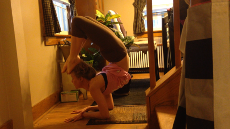 scorpion forearm stand